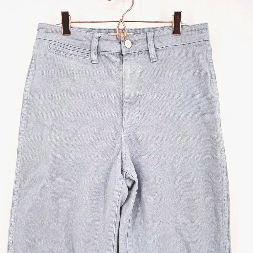 Madewell Slim Emmett Wide-Leg Crop Pants - Picture 2 of 10